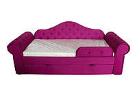 Ліжко-диван Мелані/Melani 225х90х86 (сп.м.170х80) Viorina-Deko рожевий фуксія, фуксія
