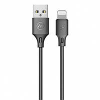 Кабель WK USB-Lightning WDC-092i-Black 1 м чорний i