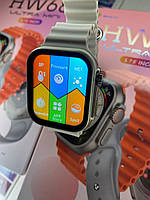 Компактные смарт часы HW68 Ultra Mini Smart Watch Apple 41 мм мини серый