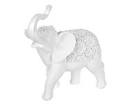 Фигурка декоративная Lefard Слон 192-149 20.5 см белая h
