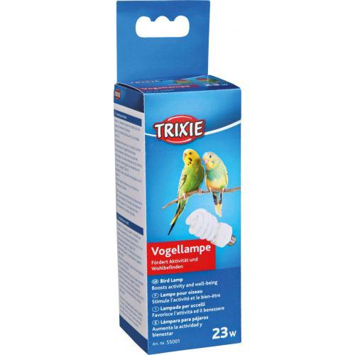 Лампа Trixie для декоративних птахів, що живуть в приміщенні, повного УФ-спектра, 23Вт, E27