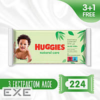 Детские влажные салфетки Huggies Natural Care 56 х 4 шт (5029053550183)