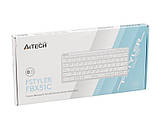 Клавіатура A4Tech Fstyler FBX51C White Білий DS, фото 7