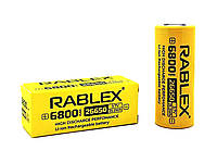 Аккумулятор RABLEX 26650 6800 mAh Li-ion 3.7V с защитой батарейка батарея для фонариков фонарей и т.п. Польша!