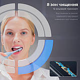 Розумна зубна електрощітка Oclean X Pro Digital Electric Toothbrush Glamour Silver (6970810552560) DS, фото 3