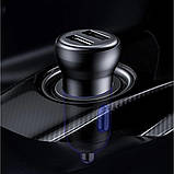 АЗП із FM-модулятором Baseus T Shaped S-16 Car Bluetooth MP3 Player Black, фото 6