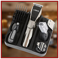 Хорошая электрическая машинка для стрижки волос VGR V-029 6 в 1, электротриммер для волос бороды и тела