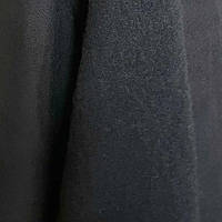 Двонитка трикотаж термо Relax з начосом пофарбована в чорний 2,3 м в 1 кг