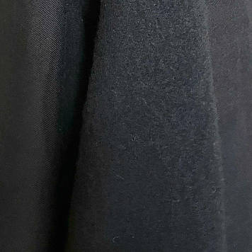 Двонитка 2-х нитка полотно термо RELAX начос однотон чорний