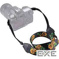 Ремешок PULUZ Retro Ethnic Style Multi-Color Sunflower Camera Strap (PU6009C)