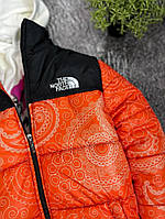 Мужская оранжевая теплая куртка.7-416