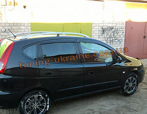 Дефлектори вікон (вітровики) для Chevrolet Tacuma (Rezzo) 2000-2008