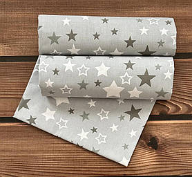 Пелюшка дитяча з бязі велика 110*100 см бавовна в пологовий будинок, в коляску, в ліжечко BST Сірий