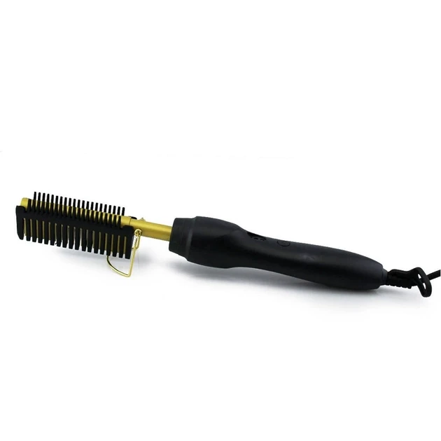 Гребінець-випрямляч для волосся High Heat Brush Чорний Плойка для укладання