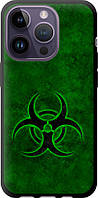 ТПУ чехол с микрофиброй на iPhone 14 Pro biohazard 30