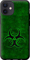 ТПУ чехол с микрофиброй на iPhone 12 Mini biohazard 30