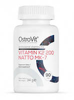 Витамин К2 OstroVit Vitamin K2 200 Natto MK-7 200 мкг 90 таблеток