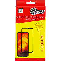 Оригінал! Стекло защитное Dengos Full Glue iPhone 12 mini, black frame (TGFG-148) | T2TV.com.ua