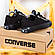 РОЗПРОДАЖ! Кеди Converse All Star повністю чорні, фото 3