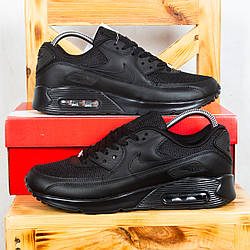 Кросівки Nike Air Max 90 повністю чорні