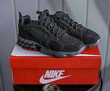 Кросівки чоловічі Nike Stussy Air Zoom Spiridon Cage 2 Black Найк Спірідон чорні текстиль демісезон, фото 4