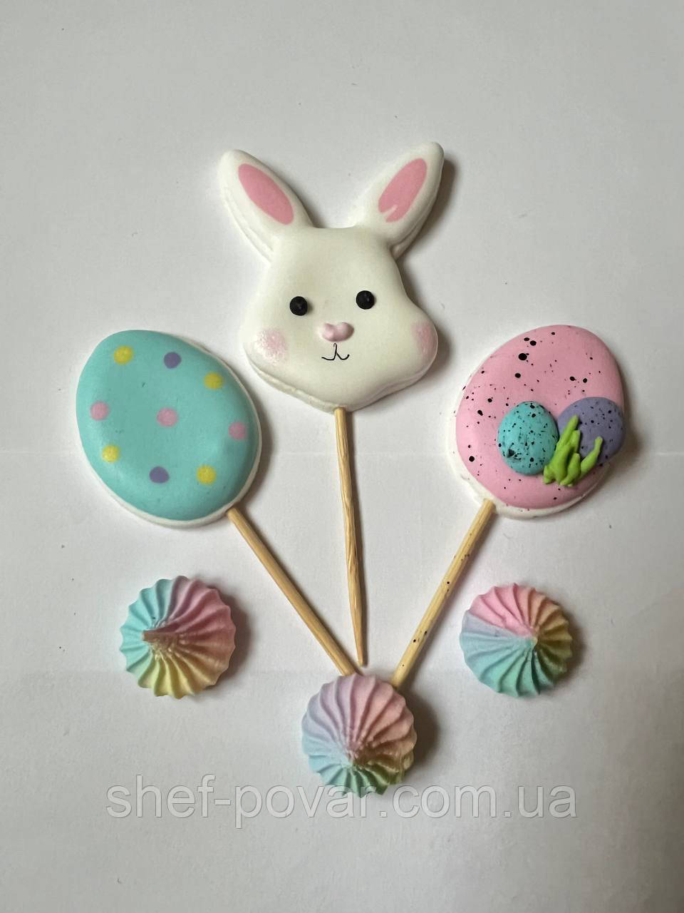 «Зайчик і веселка» великодня декор, фото 1
