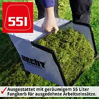 Аератор HECHT1848 електричний  2в1, 1800 Вт, для газонів до 1200м², аерації -13 до 9мм, робоча ширина 40см, травозбірник 55л, фото 8