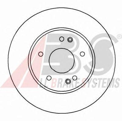 Гальмівний диск перед. W203/W208/W209/W202 (93-11), фото 1