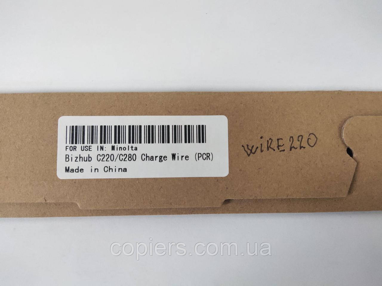 Charge wire зарядний дріт, сумісний Konica Minolta C220 /C280 /C360 /C253, WIRE220, фото 1