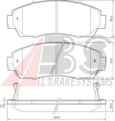 Гальмівні колодки пер. Civic/Crosstour/CR-V (05-21)
