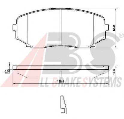 Гальмівні колодки пер. Mazda CX-7/CX-9 07- (sumitomo)