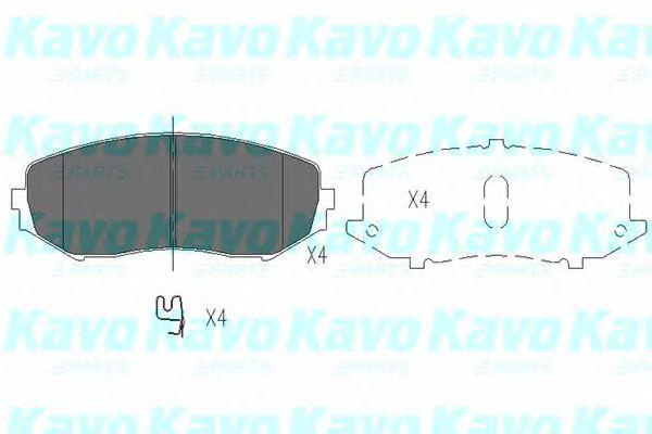 Гальмівні колодки пер. Suzuki Grand Vitara 05-15 (tociko)