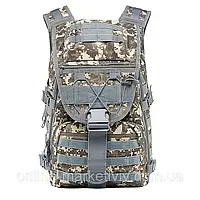 Тактический рюкзак на 40л M-09 (48х30х23см) с системой Молле, Пиксель / Туристический рюкзак
