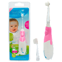 Електрична зубна щітка дитяча Brush-baby BabySonic Pro від 0 до 3 років Pink