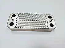 Вторинний пластинчастий теплообмінник ГВП 12 пл. Junkers/Bosh Euroline ZW23AE/ZW23KE. Art. 8705406264, фото 4