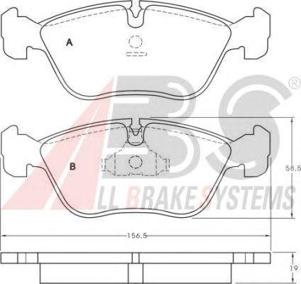 Гальмівні колодки пер. C70/V70/S70/ 92-05