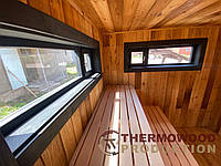 🌟✨🌟 Fertigbadehaus 5,0 x 2,6 m vom Hersteller Saunahersteller Thermoholzproduktion. Video