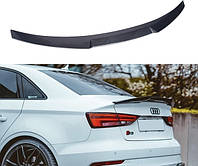 Карбоновый спойлер Audi A3 8V накладка багажника Ауди А3 carbon