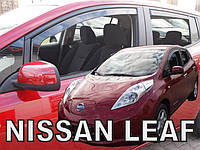 Дефлектори вікон / вітровики Nissan Leaf I 2010-2017 4D (вставні, 4шт) (Heko)