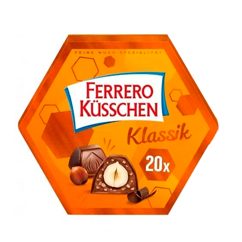 Цукерки "Ferrero Kusschen" аналог Ферреро Роше. 186 гр. Німеччина, фото 1