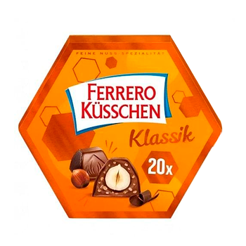 Цукерки "Ferrero Kusschen" аналог Ферреро Роше. 186 гр. Німеччина