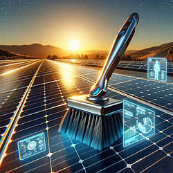 Щітки для миття сонячних батарей