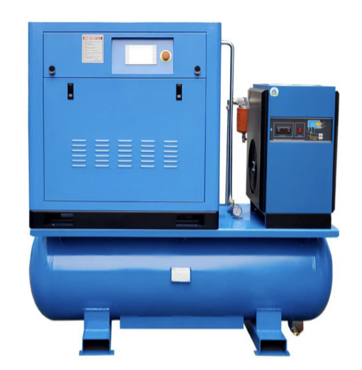 Гвинтовий компресор 15 кВт 16 Бар для лазерного різання з осушувачем, фото 1