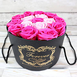Подарунковий набір мильних троянд, Рожевий / Набір троянд із мила / Ароматичні троянди із мила / Мильні троянди