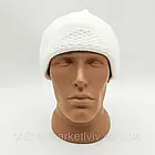 Шапка балаклава тактична 2в1 Білий / Зимова в'язана балаклава / Чоловіча шапка балаклава на зиму, фото 7