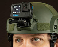 NEW! Металеве кріплення на шолом, каску. NVG для екшн камери GoPro, та інших з додатковим фіксатором.
