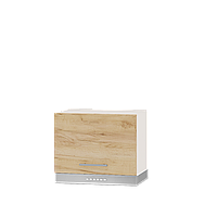 Кухонный модуль Оптима Верх для вытяжки В15-500 Дуб крафт золотой Белый 50х30х36 см