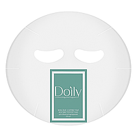 Маска-салфетка косметологическая для лица Doily, полиэтилен, цвет: прозрачный, 50 шт/уп