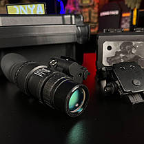 Монокуляр прилад нічного бачення PVS-18A1 Night Vision із кріпленням Wilcox L4 G24 на шолом, фото 6