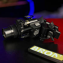 Монокуляр прилад нічного бачення PVS-18A1 Night Vision із кріпленням Wilcox L4 G24 на шолом, фото 5